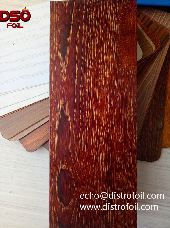 How to get Wood grain finish on aluminum