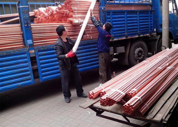 Seamless / Welded Copper Tube T2 Copper Pipe Air Conditioning And Condenser Copper Pipe Tube