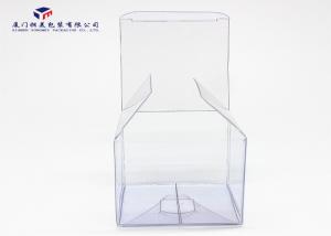 Best Rectangle Shape Clear Plastic Packaging PVC Boxes 7.2X7.2X6.2cm Eco Friendly wholesale