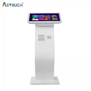 China 21.5 Inch Way Finding Touch Screen Kiosk Software Open Source With Printer LCD on sale