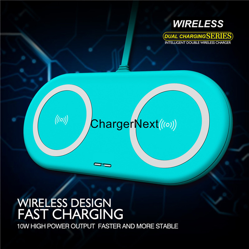 China 2018 CE FCC 10W FAST Speed Portable mobile phone accessories charger Qi wireless charging pad for iPhone 8 for iPhone X on sale