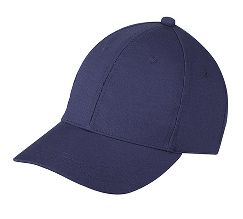 China Cheap Plain Cotton 6 Panels Pre Curved Structured Baseball Hat on sale