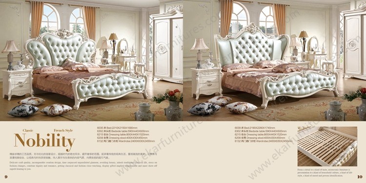 China Bangladesh price bed room high quality furniture bed hot sale arabic sofa design 6039 on sale