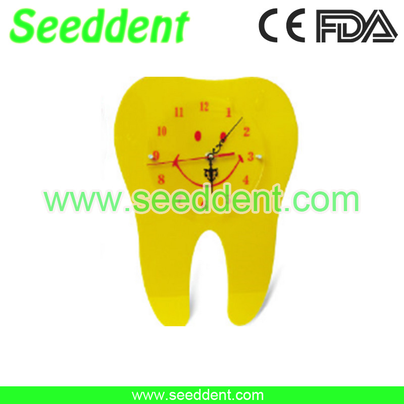 Best Tooth shape clock yellow wholesale