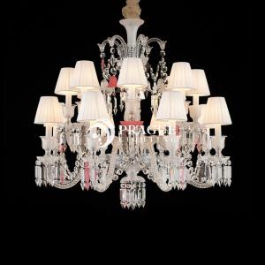 China Top quality baccarat chandelier luxury K9 crystal for hotel villa lamp on sale