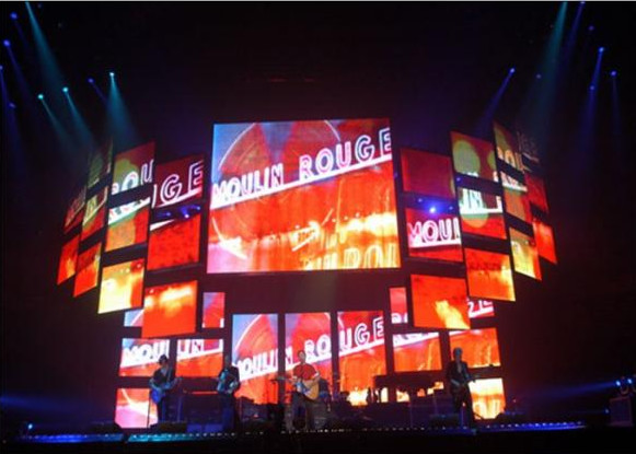Energy Saving Full Color Indoor LED Video Wall Rental for Stage Background