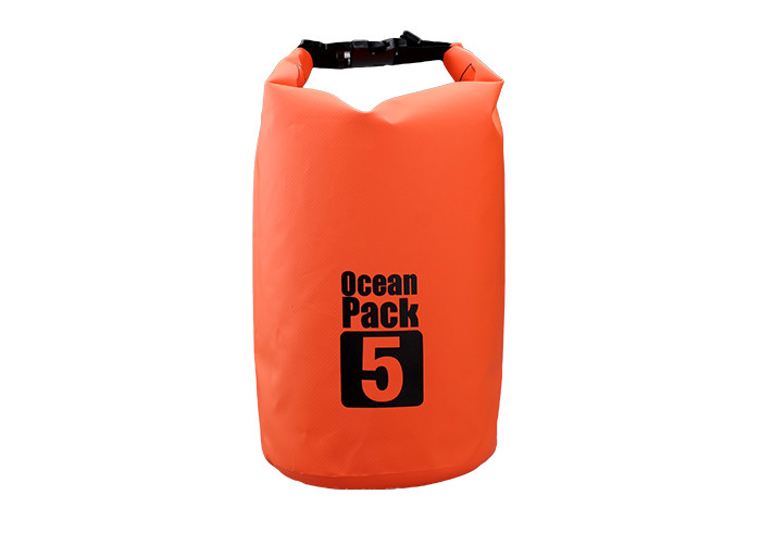 Best Orange Waterproof Dry Pouch / Kayak Bag Eco Friendly For Beach Mats Towel wholesale