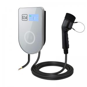 China European Standard Swiping Card Type 2 Wall Box 220v Electric Car Charger on sale