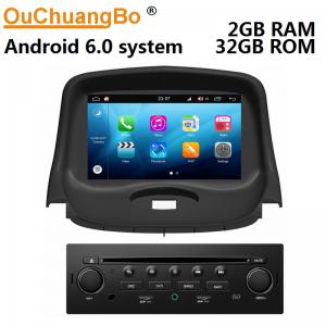 China Ouchuangbo auto gps media stereo audio android 8.0 for Peugeot 206(2008-2012) support USB SWC AUX wifi S200 platform on sale