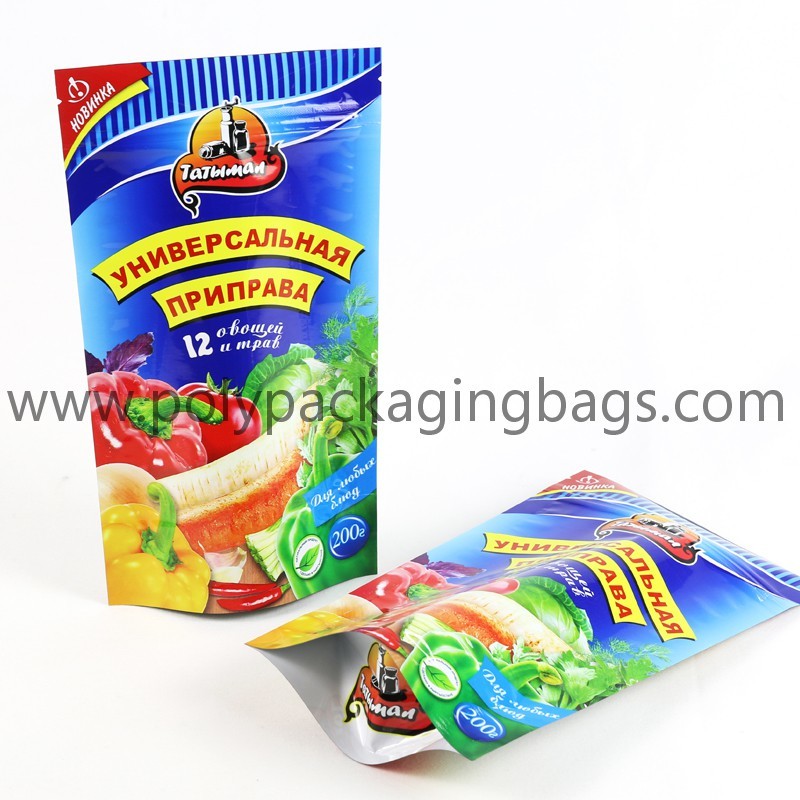 China Ziplock Stand Up Packaging Poly Bags Customized Logo on sale
