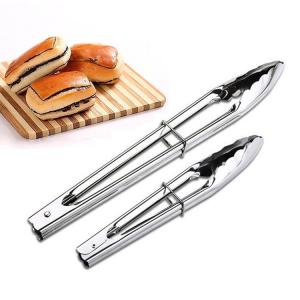 Best 7 Inch 10 Inch 12 Inch Barbecue Steak Bread Tongs Kitchen BBQ Grill Supplies wholesale