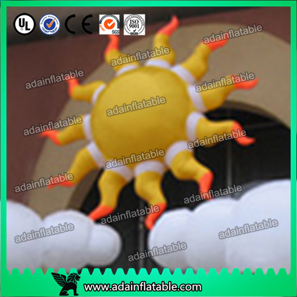 Best 2m 210D Oxford Cloth LED Lighting Inflatable Sun Color Changing For Party Decoration wholesale