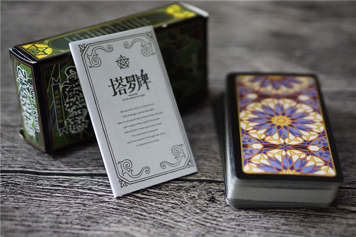 China Mysterious Arcane Meanings Telling Printed Psychic Tarot Oracle Deck on sale