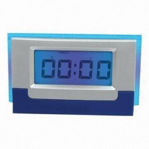 China LED Light Clock with Calendar/Digital Thermometer/Weather Forecast, Sized 131 x 84 x 43mm on sale