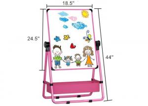 China Kids Art Easel Double Sided Whiteboard Chalkboard 360° Rotating Easel Stand on sale