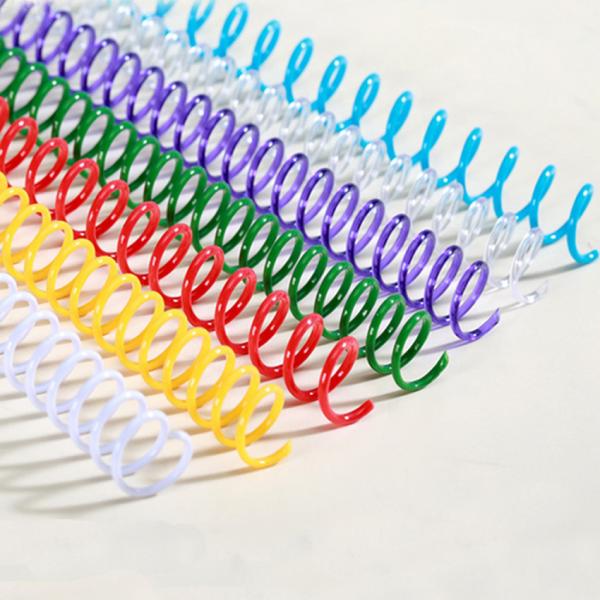 Cheap PVC Plastic 297mm Length Spiral Coil Binding for sale