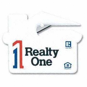 Cheap House-shaped Letter Slitter with 1 x 1-13/16-inch Imprint Area, Suitable for Promotional Purposes for sale