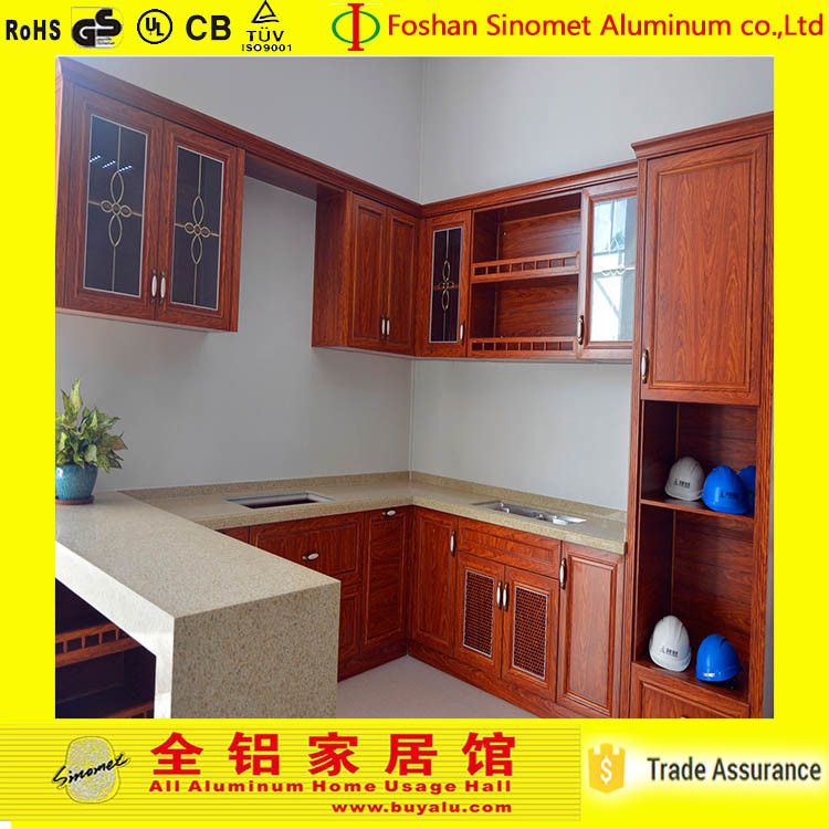 China Home Used Aluminum Extrusion Profiles Kitchen Cabinets Craigslist on sale