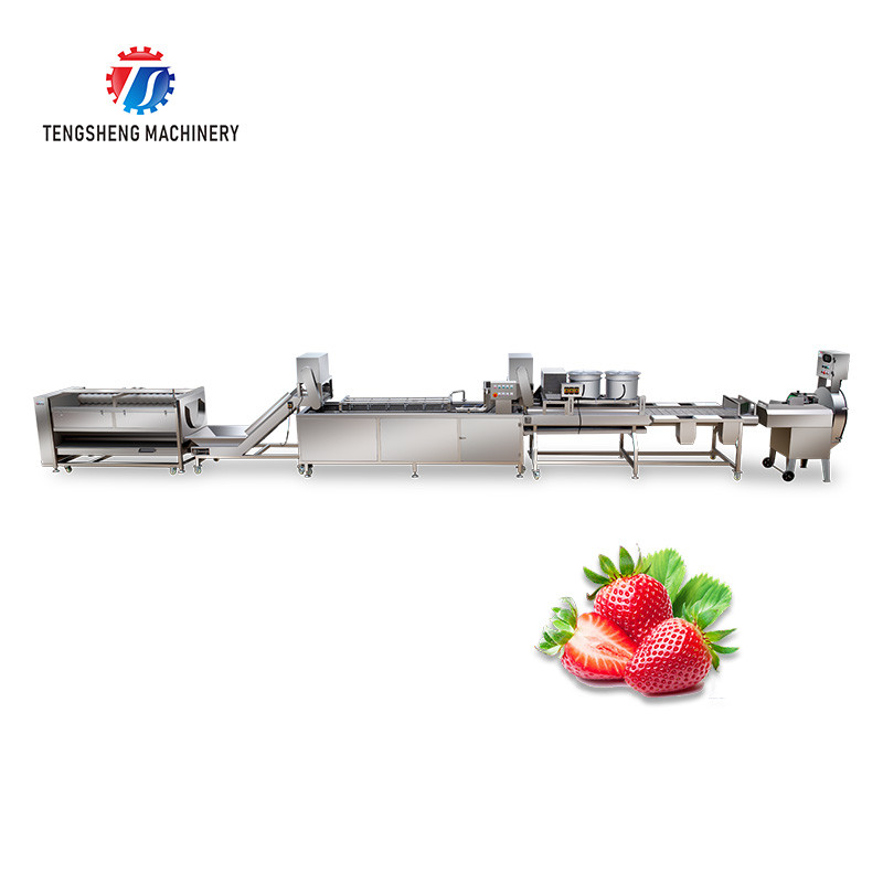 SS304 Fruit And Vegetable Processing Line For Central Kitchens