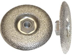 China Vacuum Brazed Diamond Grinding Disc , Continuous Diamond Cup Wheel on sale