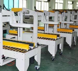 China Semi Automatic Box Strapping Machine , Tape Tying Machine 430kg on sale