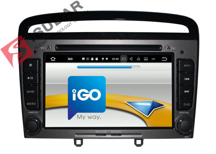 China HMDI Output Double Din Dvd Car Stereo , Peugeot 408 / Peugeot 308 Dvd Player Built - In WIFI on sale