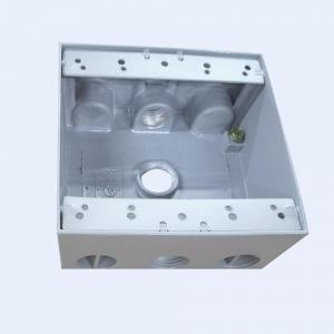 Best 1/2&quot; 3/4&quot; Holes Waterproof Terminal Box Grey PVC Coated UL Listed 7-10 holes water proof box wholesale