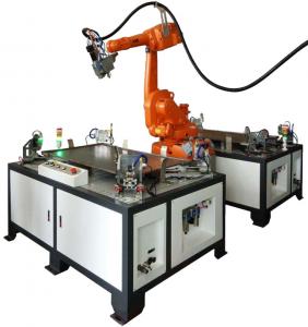 China 2500W Robot Welding Machine ISO Integrated Laser Welding Workstation on sale