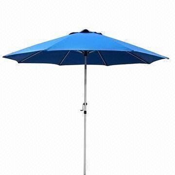 China Aluminum Market Umbrella with Crank, Available in Various Sizes, Designs and Colors on sale