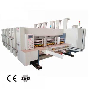 China 2 Color Flexo Printing Slotting Die Cutting Machine Automatic on sale