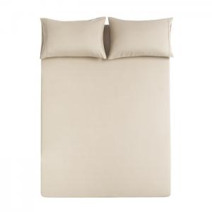 Best Solid Beige Four Piece Home Bedding Sets , 200x220cm Duvet Cover Bed Comforters Sets wholesale