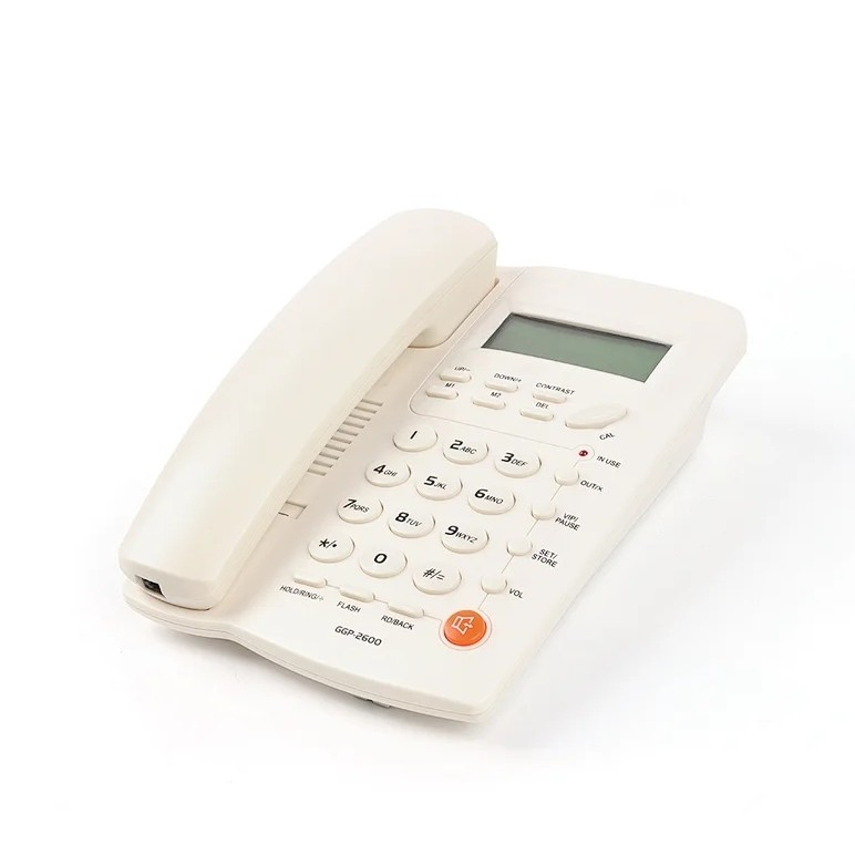 China Analog Caller ID Telephone Hands Free Caller Display Phone With Redial Function on sale