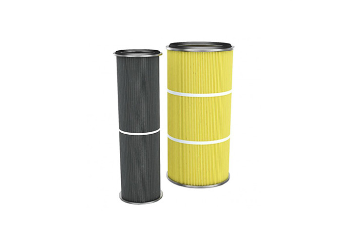 Best 5μm Used Porosity Cylinder Cartridge Filter For  Dust Collector Vaccum wholesale