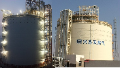 China 0.8 Mpa Full Containment LNG Storage Tank Liquid Natural Gas Tank on sale