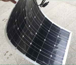 China 50 Watt Flexible Roof Tiles solar ac soft solar panel laminate panel 12v 72v battery on sale