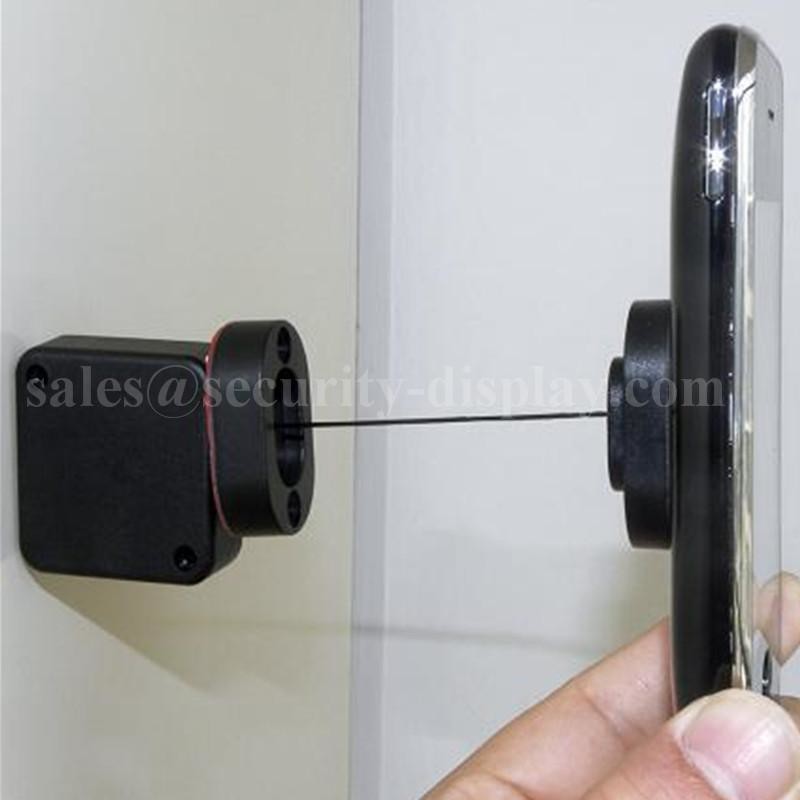 Best Anti Theft 3M Adhesive 90cm Retractable Cable Holder For Shaver Display wholesale