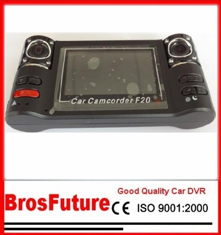 Best Two-channel Synchronous video Dual Camera Car Dvr with High Speed Recording 1280*720 Pixes wholesale