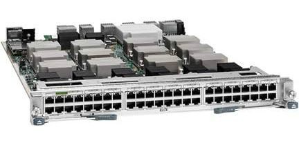 China Cisco NIB N7K-F248XT-25E Cisco Nexus 7000 F2-Series Enhanced 48-Port 1 and 10GBASE-T Ethernet Copper Module on sale