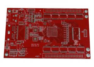 Best FR4 Multilayer PCB Board With Red Solder Mask RoHS Rigid Turnkey wholesale