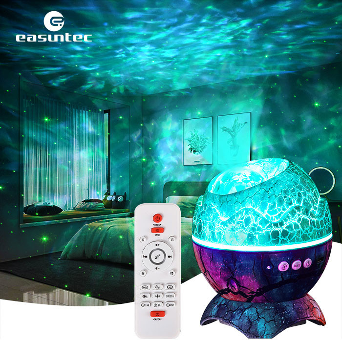 China Moon Sky Starry Dinosaur Egg Star Projector Night Light For Home Theater on sale