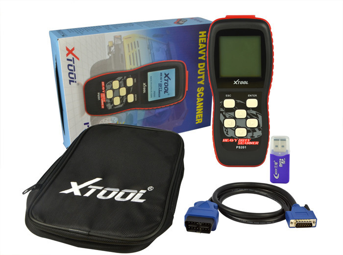 China Universal Diesel Truck Diagnostic Scanner PS201 Heavy Duty Can Obdii Code Reader on sale