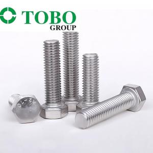 China Wholesale Sales DIN 933 Hex Bolt A2 A4 Stainless Steel Hex Head Bolt on sale