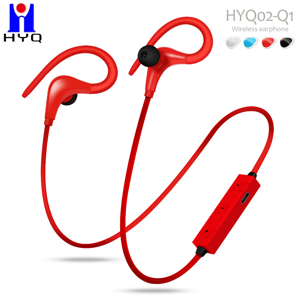 China Rubber Earhook DC5v 2.48GHz Sports Bluetooth Earphones For Fitness on sale