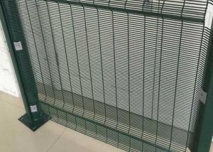 Best Airport Powder Coating Green Color 4.5mm Anti Climb Wire Mesh Fencing wholesale
