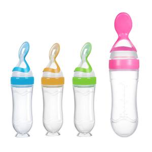 Best Baby Silicone Squeeze Spoon 90ml Children'S Food Complementary Bottle wholesale