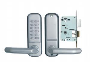 China Button Password Door Lock Mechanical Code Lock Single Latch on sale