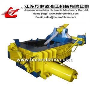 China Aluminum  Used Beverage cans baler press compactor on sale