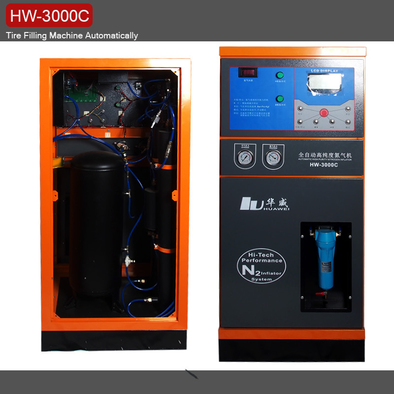 Best 50L Tank Capacity Nitrogen Tire Inflator with Wide LCD Screen wholesale