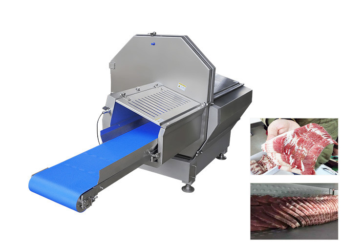 Cheap Large Frozen Meat Slicer Cutting Machine For Beef Bacon Ham 280pcs/Min for sale