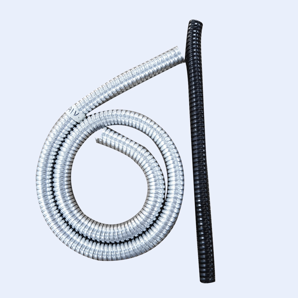 Best US Standard Steel Flexible Conduit Hose 4&quot; Light Duty 100 Meters Per Roll Silver Colore For Protect Cable Wire wholesale